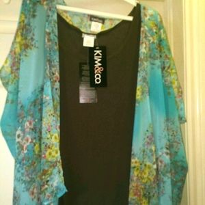 NWOT 2 piece set summer top